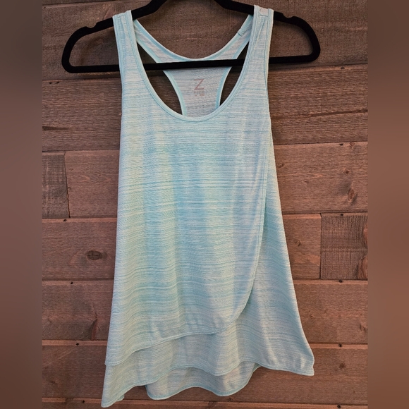 Z for Zella Seafoam Green Flyaway Active Tank Top - Medium Racerback - Picture 1 of 7
